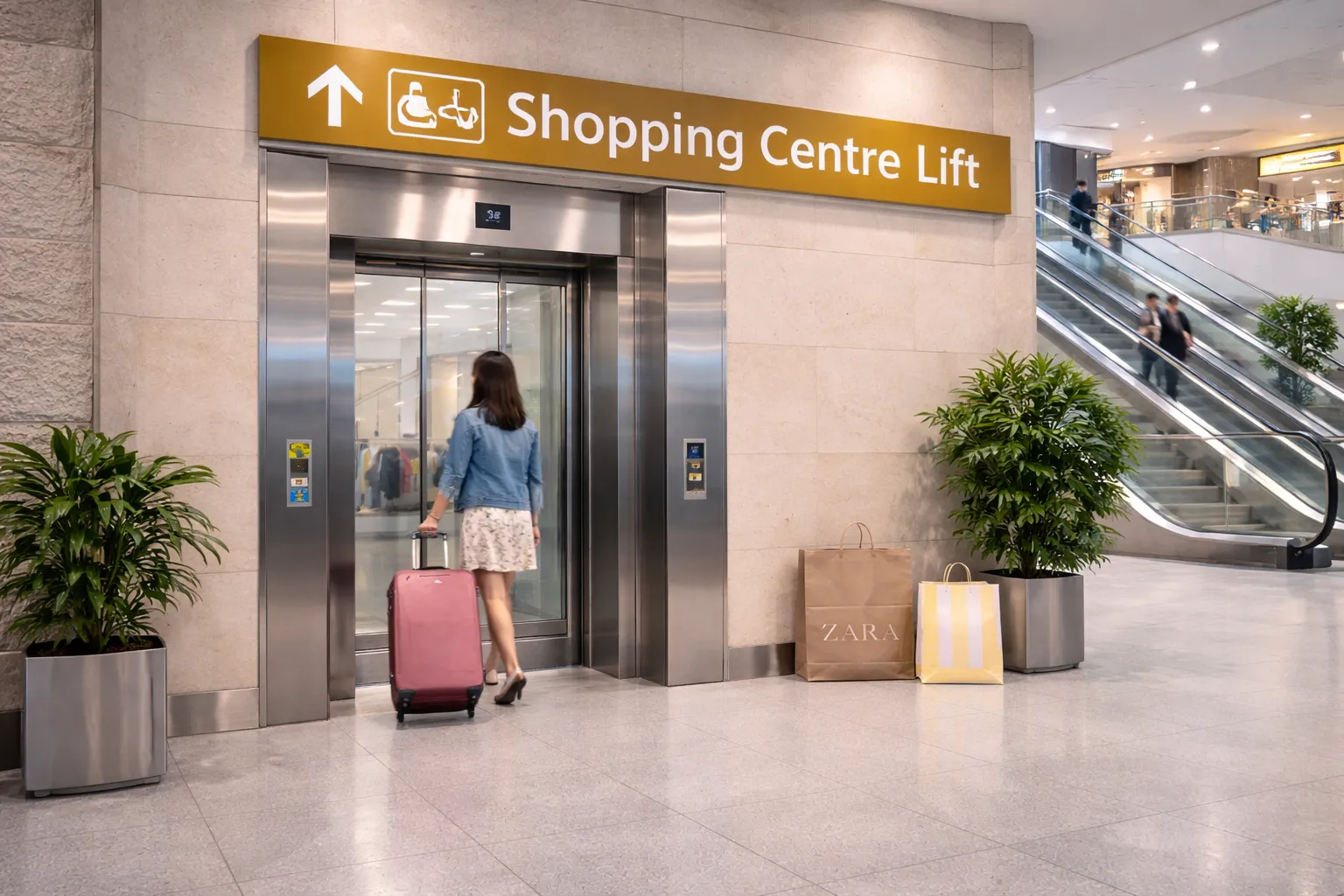 Shopping Centre Lift